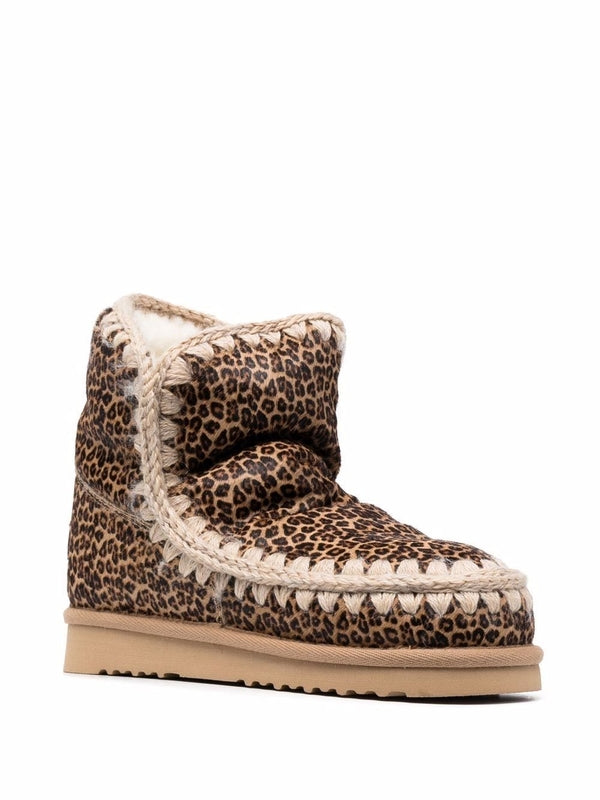 Eskimo Animal Printing Ankle
  Boots