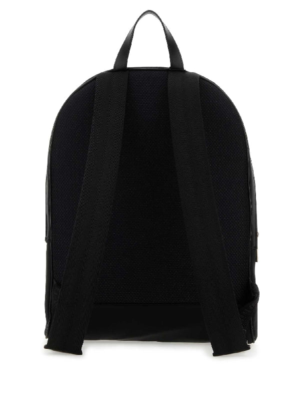 Core Logo Pocket Nylon Backpack