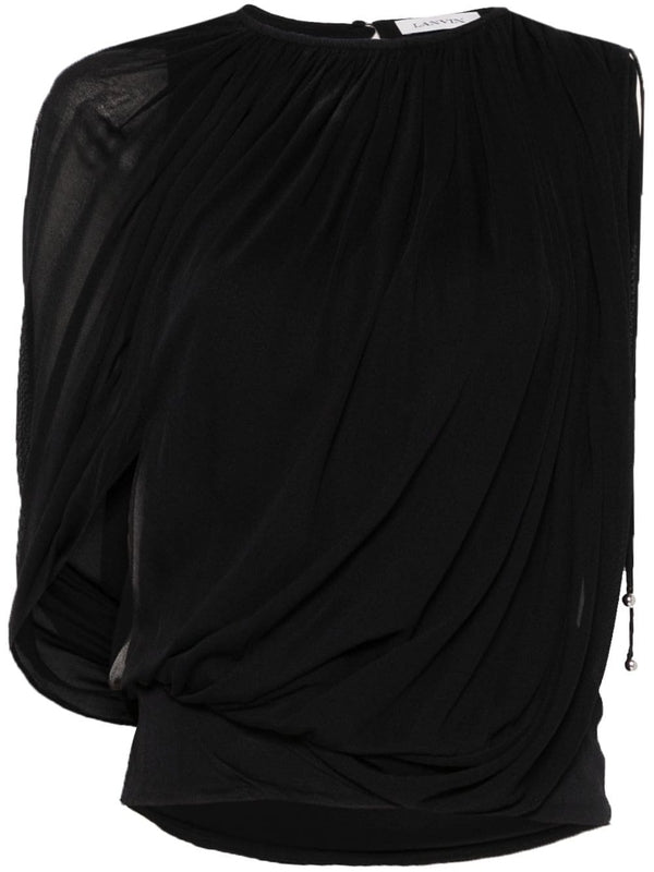 Asymmetrical Draped Top