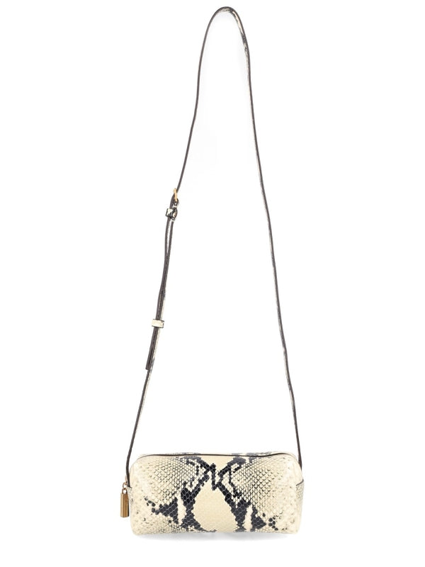 Khaite Beige Animal Pattern Crossbody & Shoulder Bags