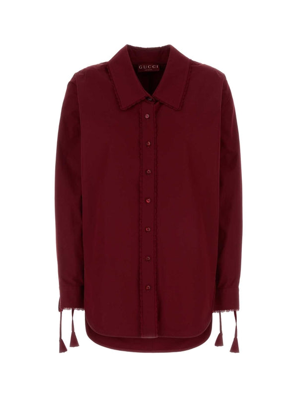 Tassel Detail Cotton Shirt
