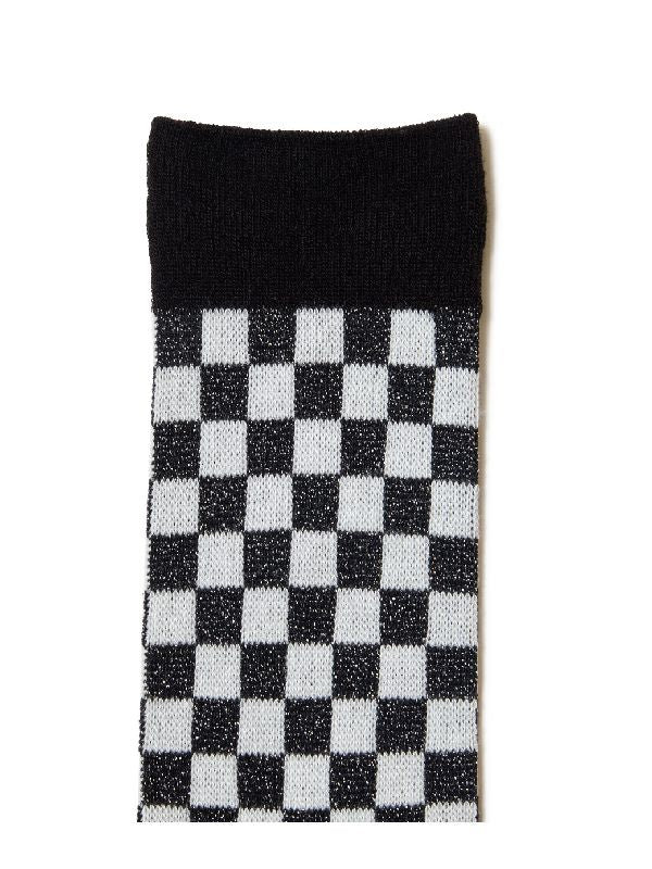 Checkerboard Logo Socks