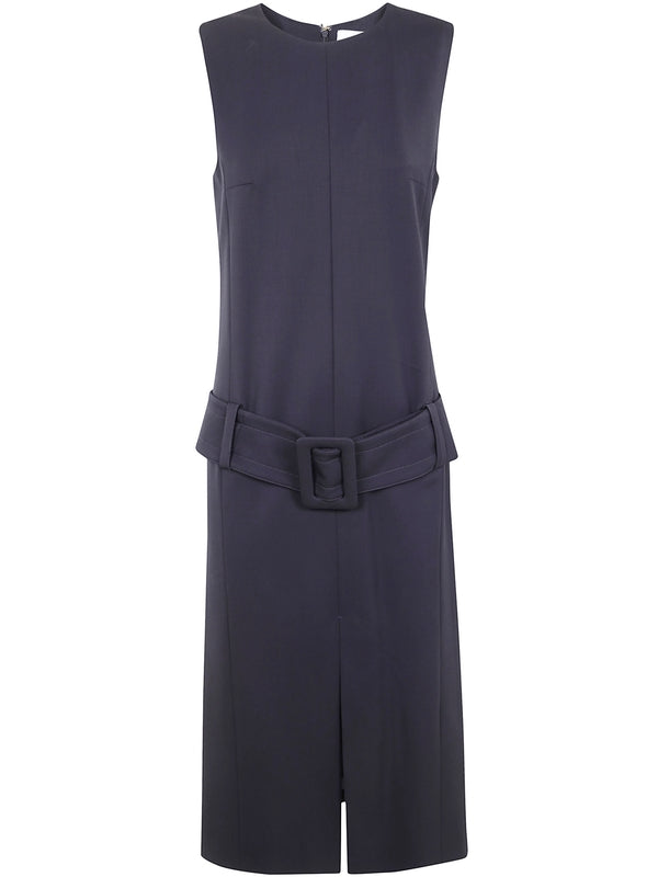 Patou Navy Midi Dress