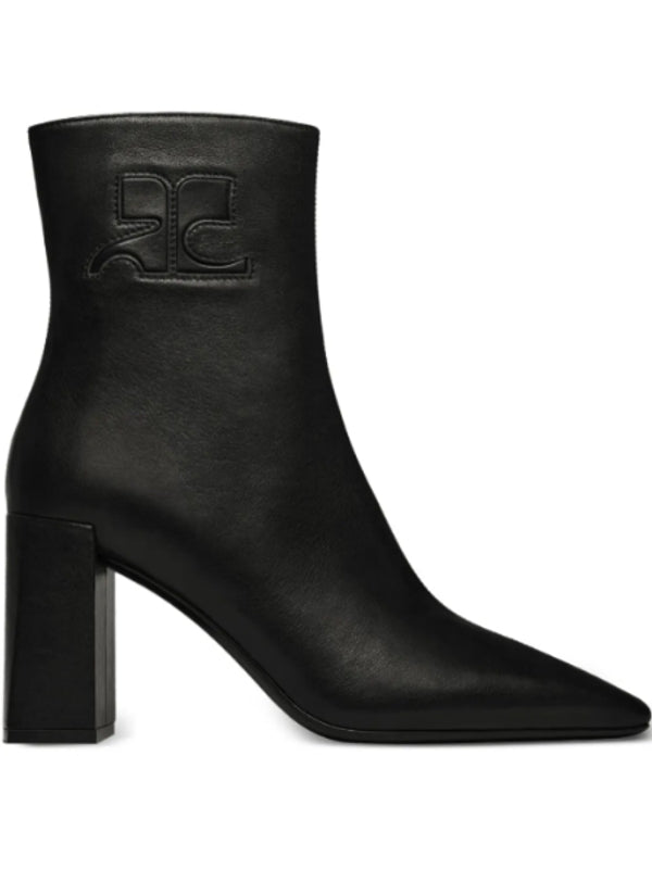 Courrèges Black Ankle Boots