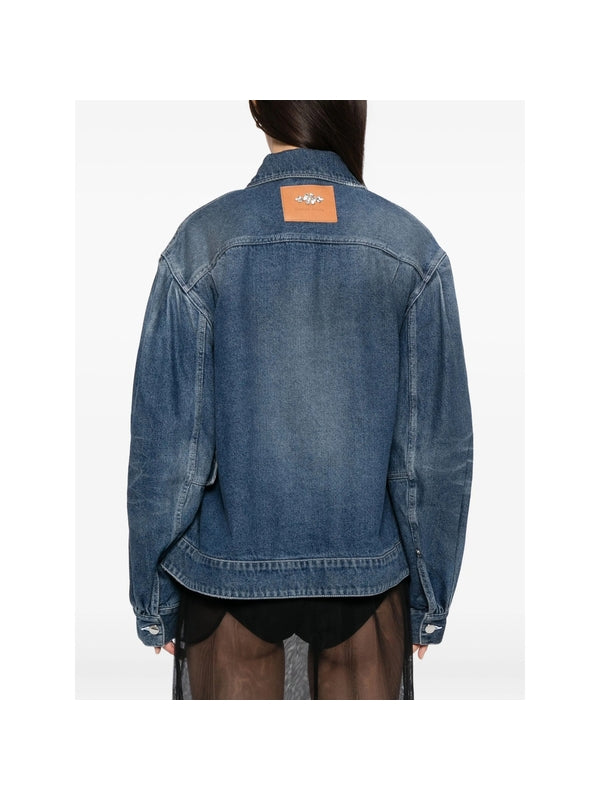 Simone Rocha Blue Trucker