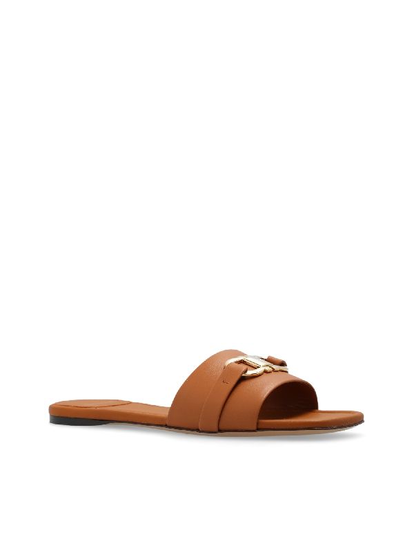 Leah Gancini
  Flat Leather Slide