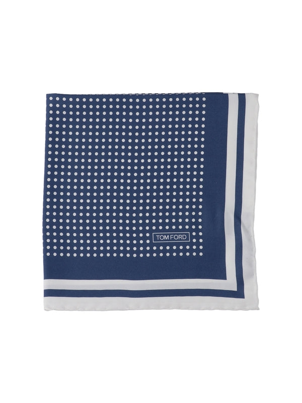 Dot Pattern Silk Scarf