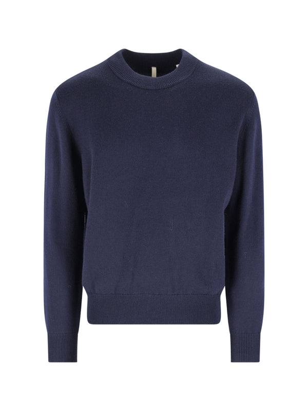 Sunflower Navy Knitted