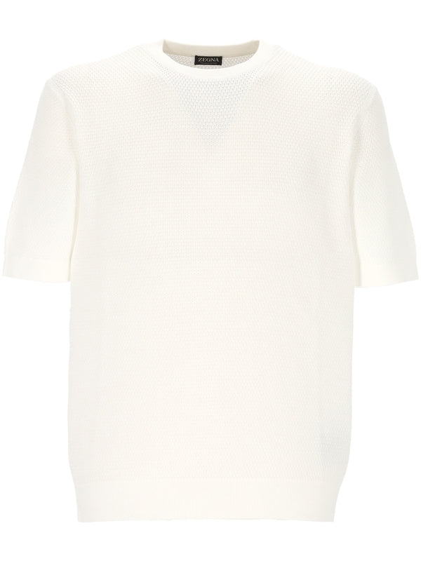 Zegna White Knit