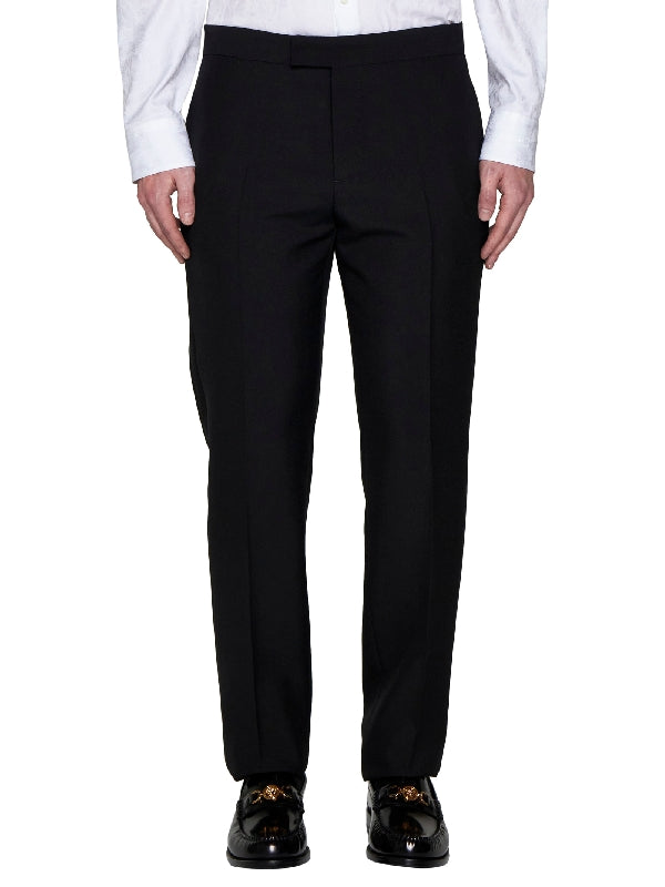 Wool Mohair Tailored Pants