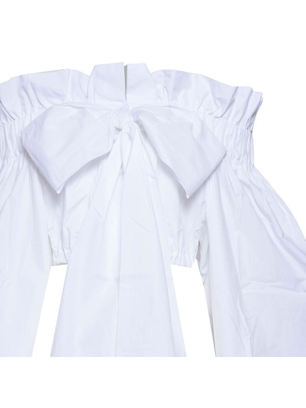 Bow Detail Off-Shoulder Top