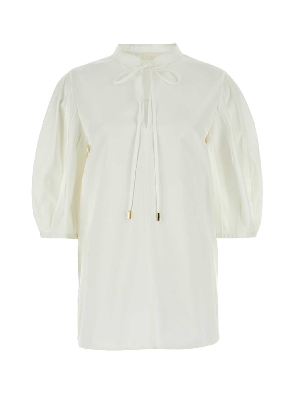 Balloon Sleeve Tunic Shirt