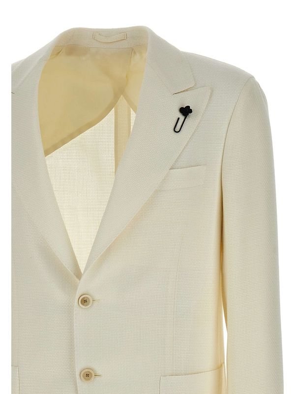 Wool Blend Tailored Jacket