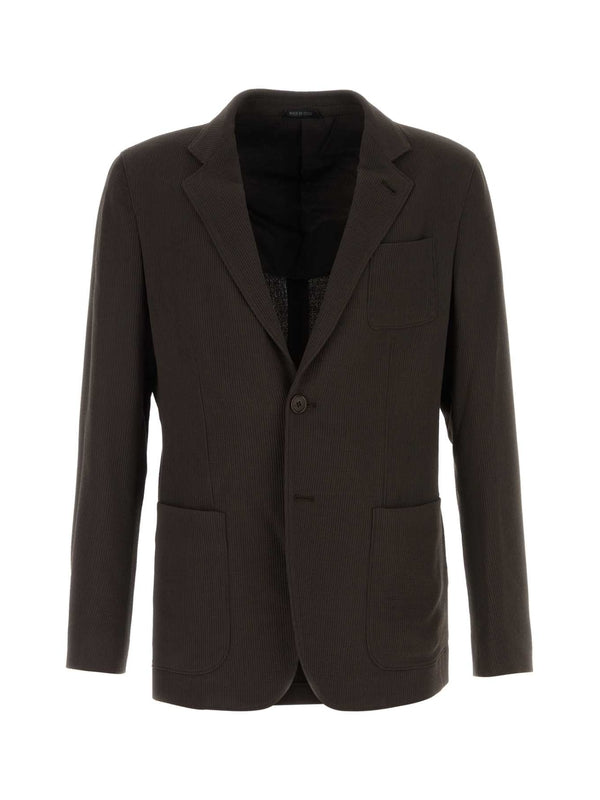 Wool Blend Tailored Jacket