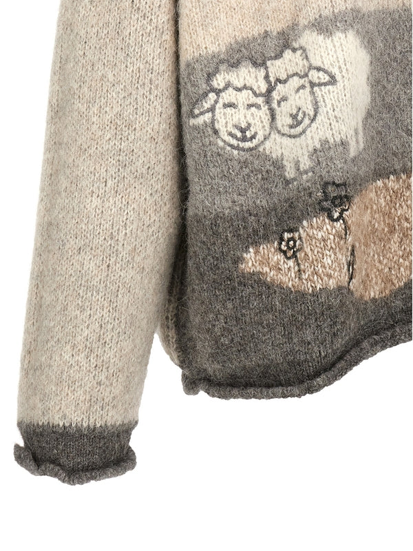 Jacquard
  Detail Alpaca Wool Knit