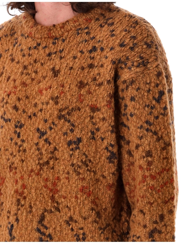 Crewneck Wool Blend Knit