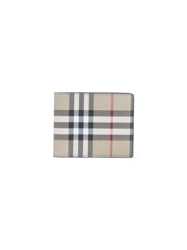 Burberry Checked Beige Wallets