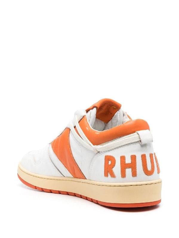 Rhecess logo leather lowtop sneakers