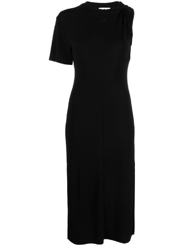 Twist Bigout Jersey One Shoulder Dress