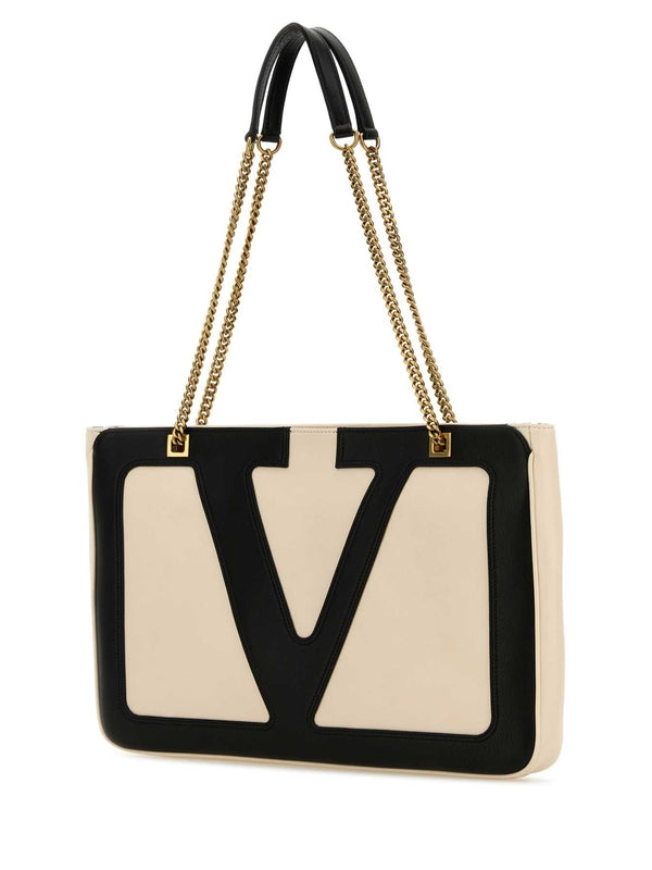 Viva Superstar Leather Small Tote
  Bag