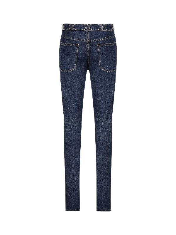 Triomphe Stud Waist Denim