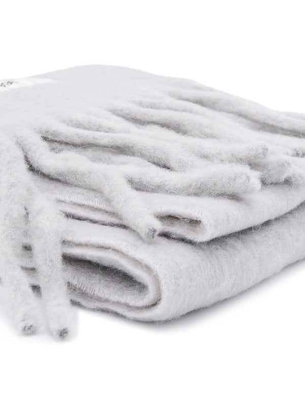 Acne Studios Grey Wool Mufflers