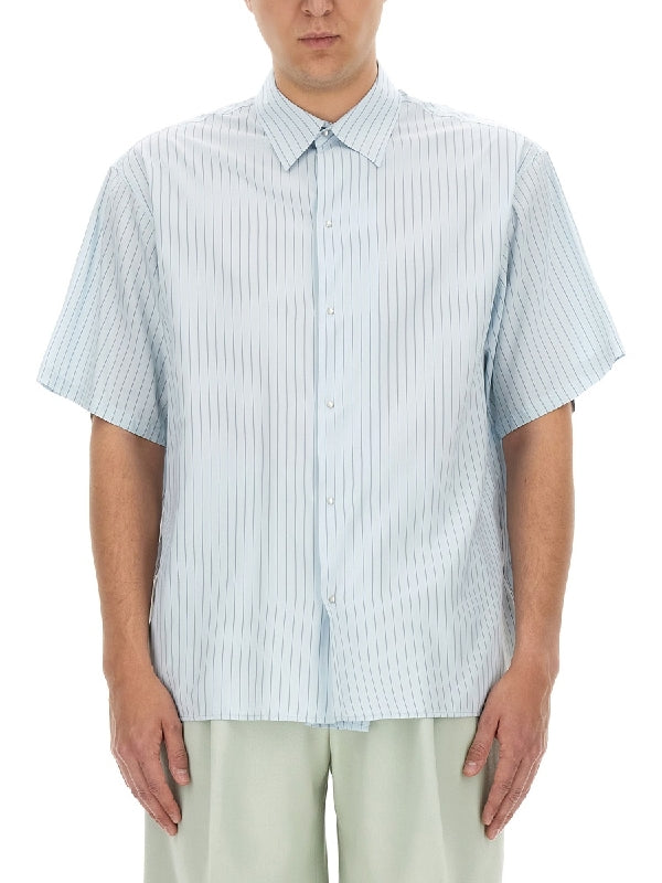 Stripe Silk Blend Shirt