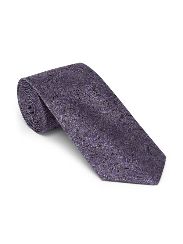 Paisley Pattern Silk Necktie