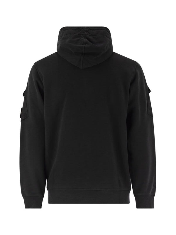 Stone Island Black Hoodies
