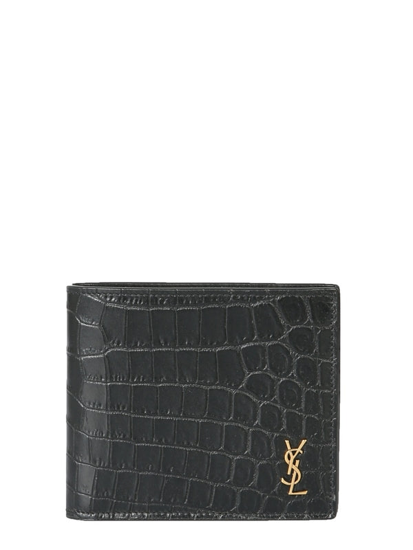Saint Laurent Black Wallets