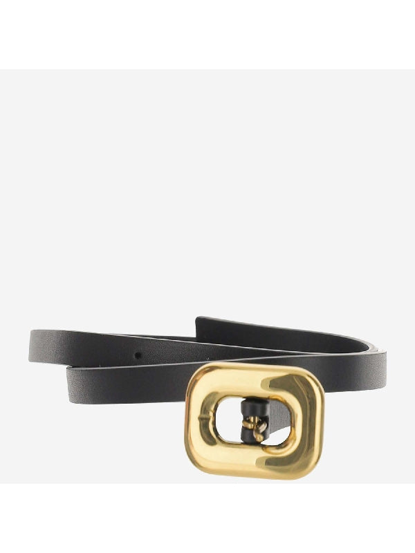 Buckle Detail Leather Belt