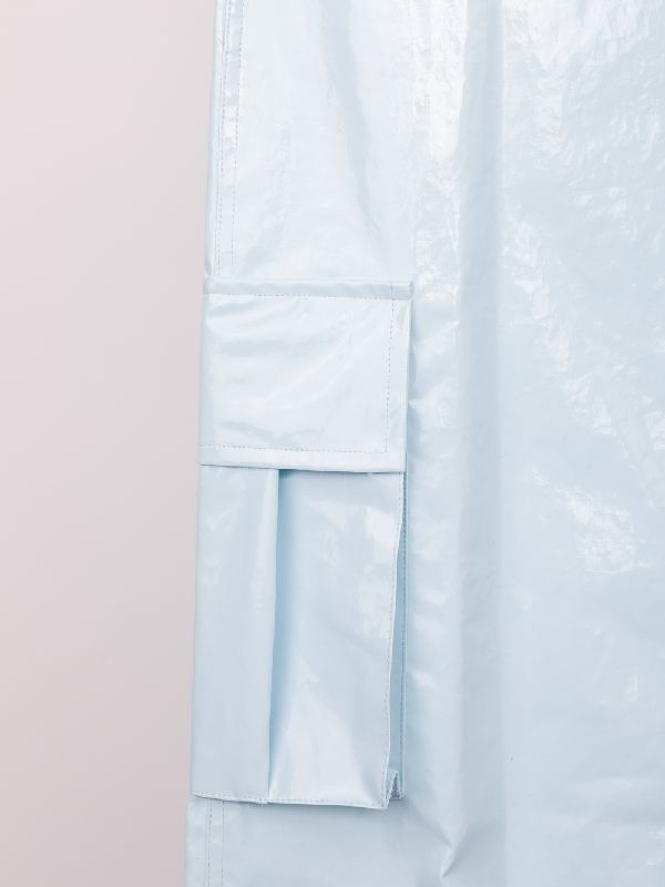 Blue Straight Cargo Pants