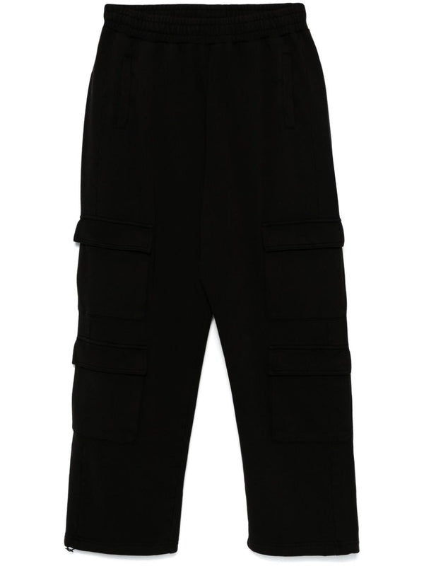 Banded Waist Cotton Cargo Pants