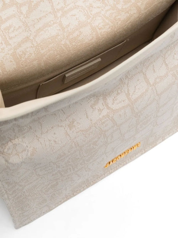 Rond Carre Cotton Clutch Bag