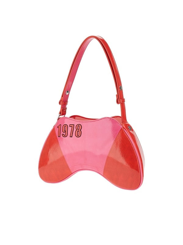 Play Logo Glossy Shoulder Bag