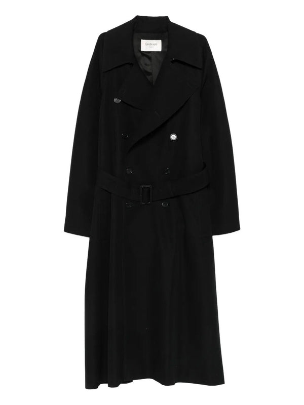 Saint Laurent Black Trench Coat