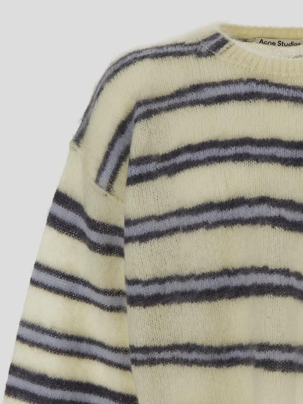 Wool Blend Stripe Knit