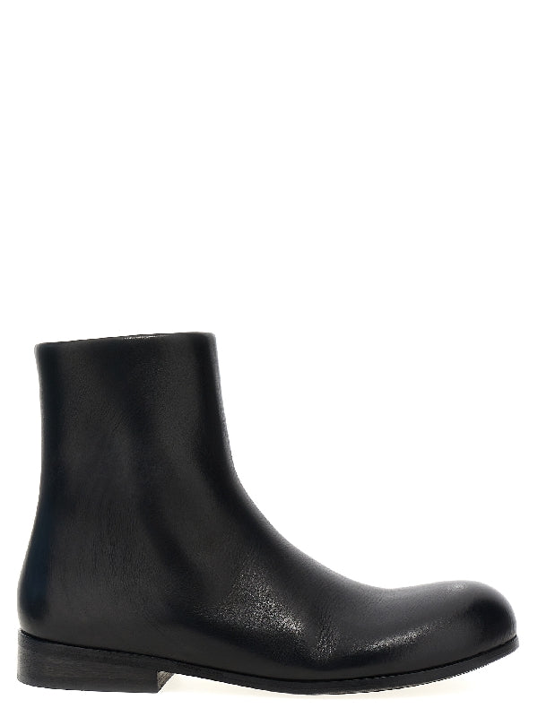 Capozucca Leather Ankle Boots