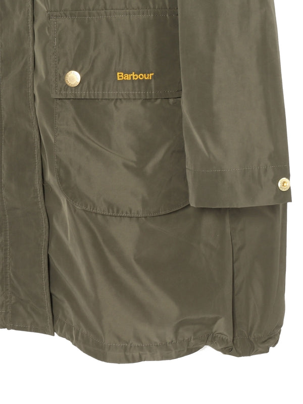 Una Logo Embroidered Hood Parka