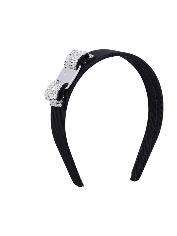 Bara Bow Crystal Hair Band