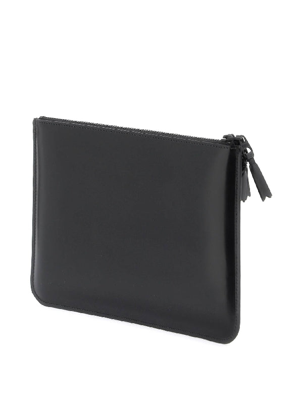 Brushed Leather Pouch Bag - Jente