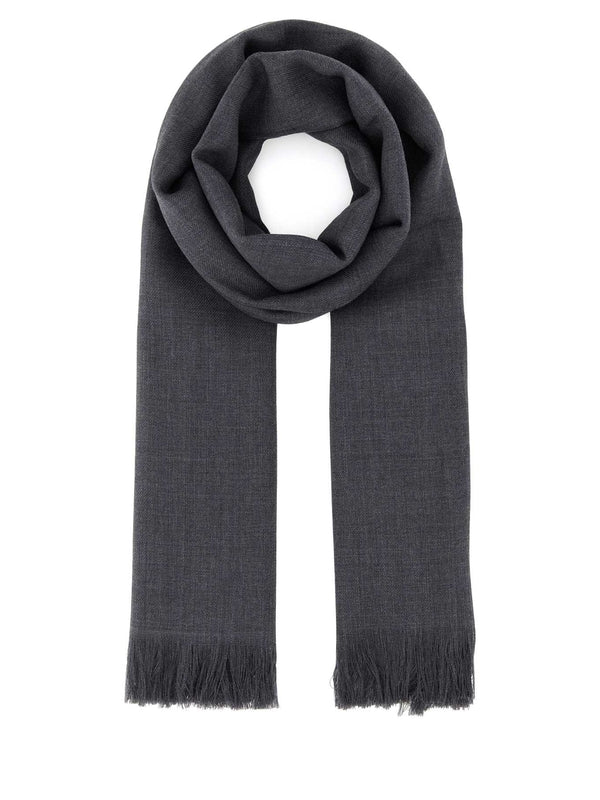 Weekend Max Mara Grey Wool Mufflers