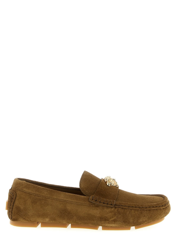 Versace Brown Driving Shoes