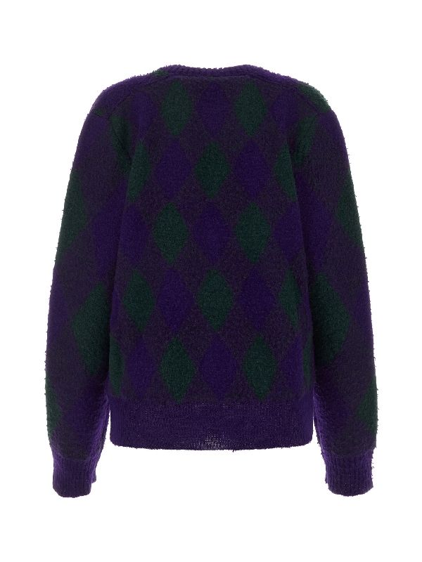 Argyle Check Wool
  Cardigan