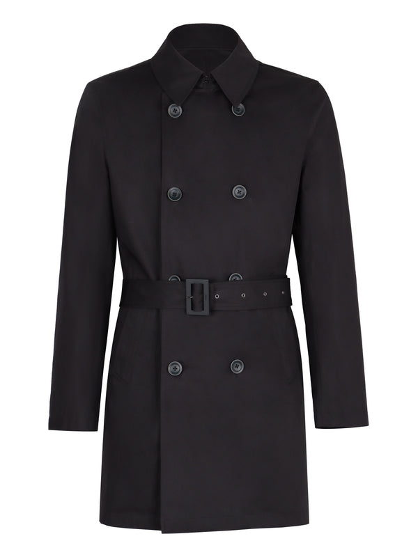 Double Breasted Cotton Trench Coat