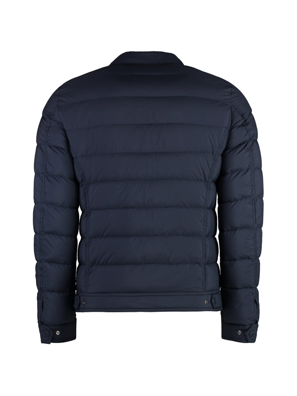 Chest Pocket Quilted Nylon Padded Jacket