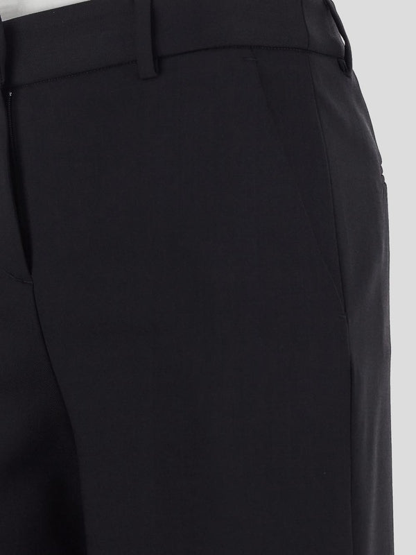 Black Wool Pants