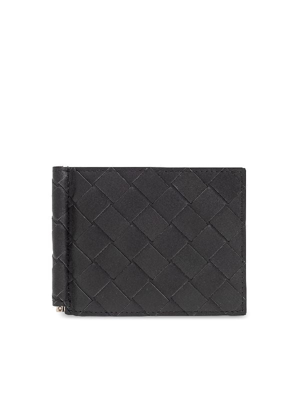 Intrecciato Calfskin Money
  Clip Wallet