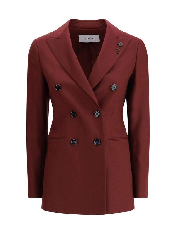 Lardini Burgundy Tailored Jackets