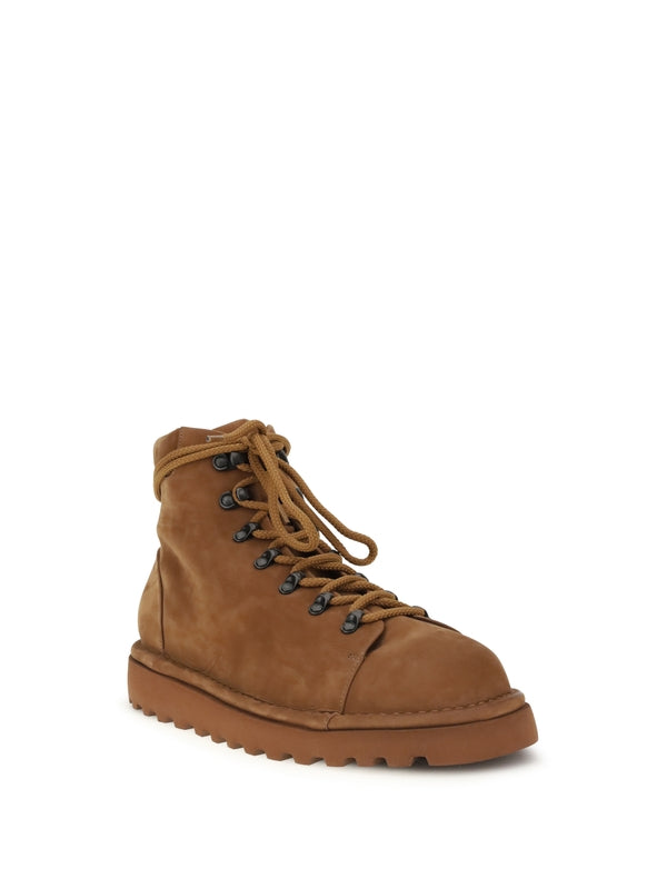 Marsell Brown Lace-Up Boots